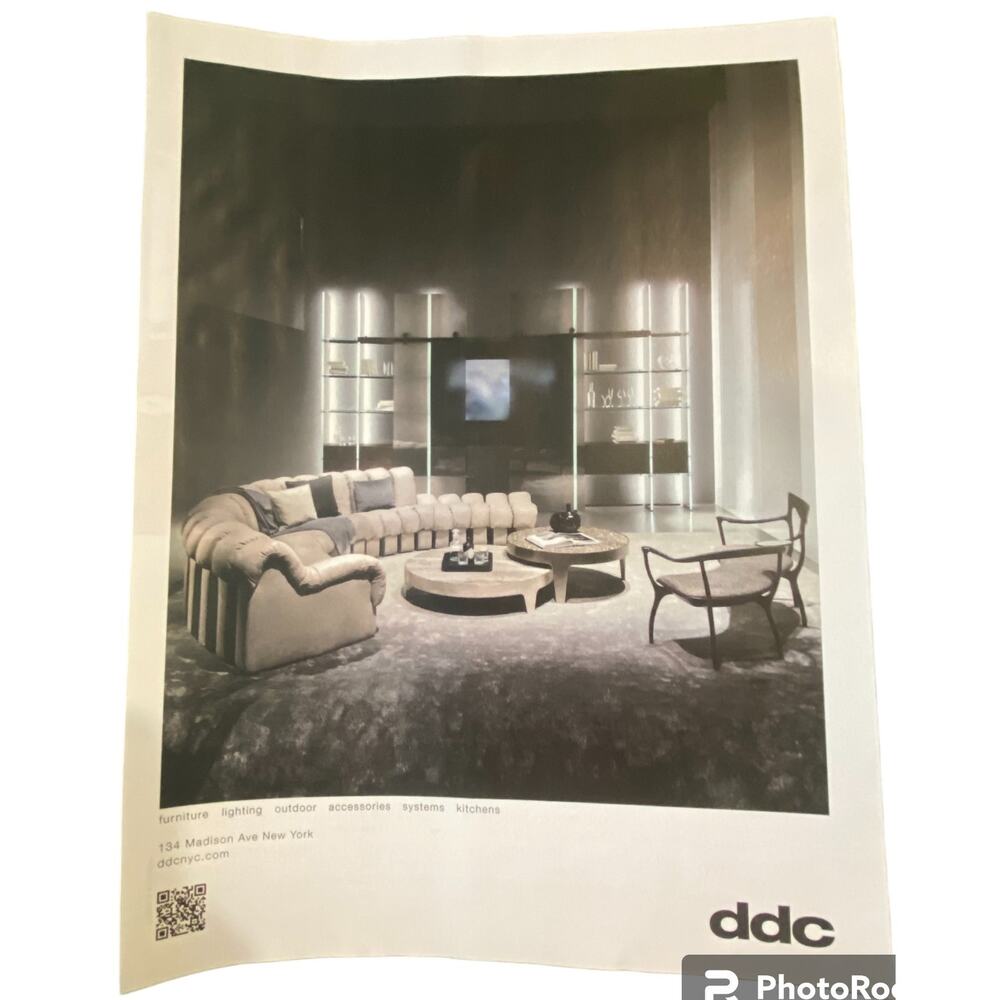 DDC Print Ad Campaign Spring 2024 8x10 Frame Ready Original Magazine Home Decor